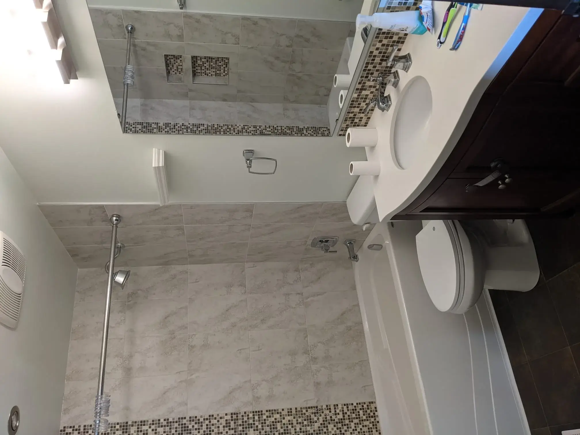 Renovated bathroom
