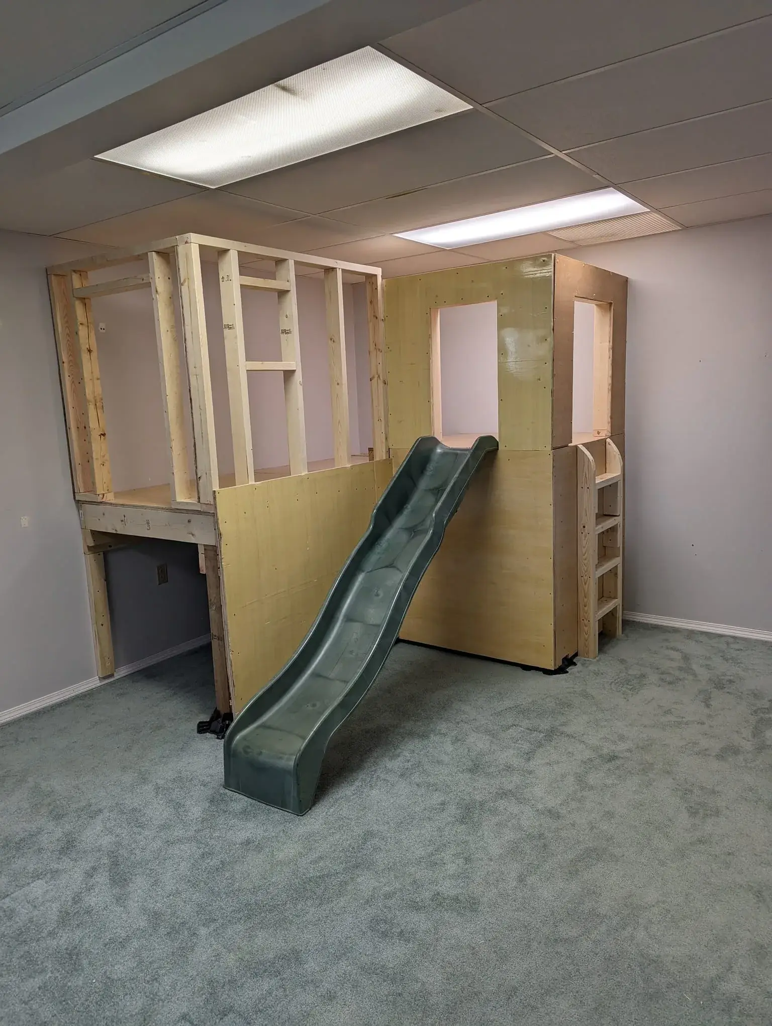 The custom indoor play structure